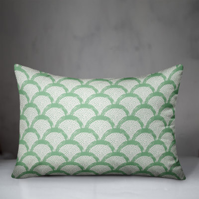 Scallop Outdoor Throw Pillow