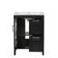 Meuble-lavabo élégant 24 po avec lavabo en céramique-135290788
