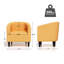 Fauteuil d'appoint en forme de tonneau Hast -96681683