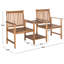 Banc en bois tête-à-tête en bois-15039737