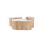 Table basse simple en bois massif