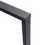 Minimalist Retro Dining Table Set With Textured Top And 6 Upholstered Chairs