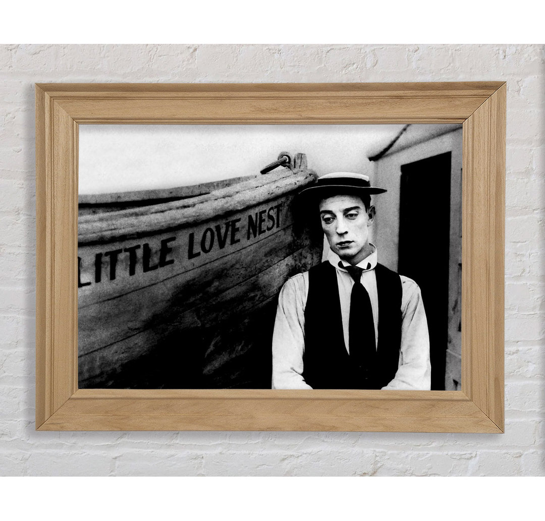 Buster Keaton Kleines Liebesnest - Einzelner Bilderrahmen Kunstdrucke