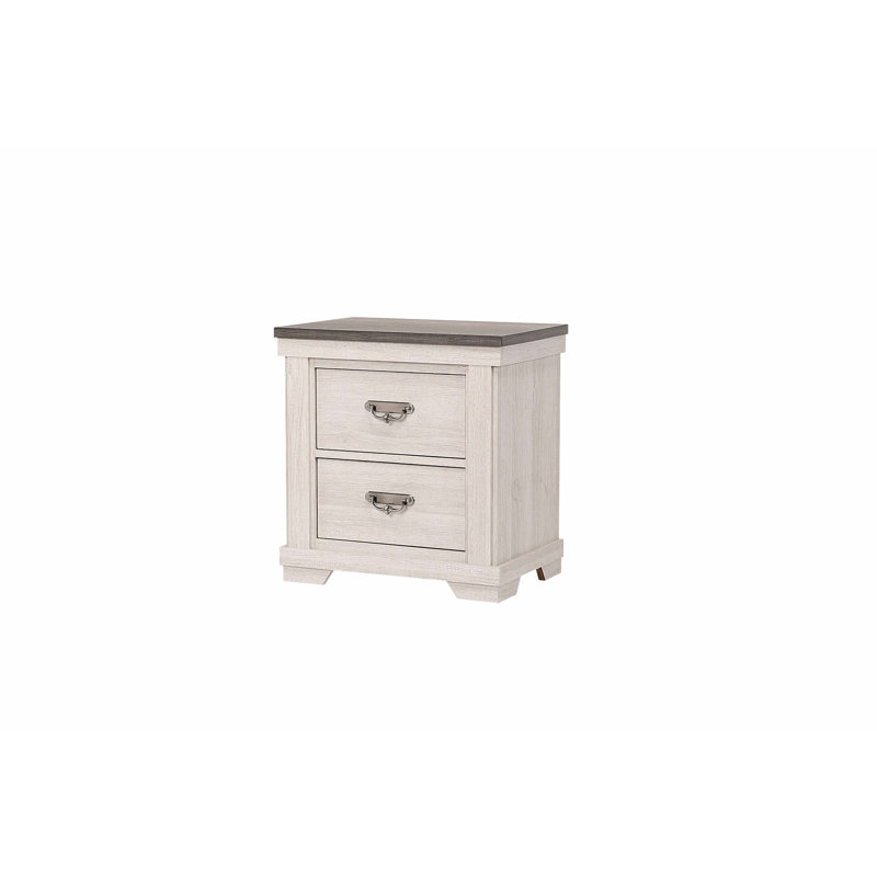 Table de chevet 2 tiroirs 1Pc