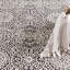 Tapis gris anthracite en laine à crochets Temple-41078996