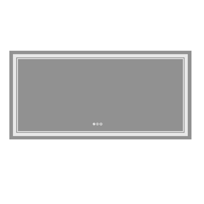 Rectangle Mirror, 72" x 36", White