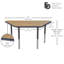 Table d'activité à hauteur ajustable en forme de trapèze-774649214-746801742-774649210