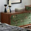 Hand-Painted Rustic 6-Drawer Accent Chest