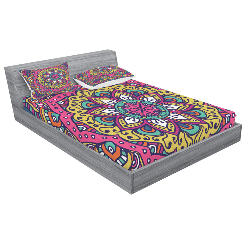 Microfiber Sheet Set, Queen Sheet Set with Fitted Sheet