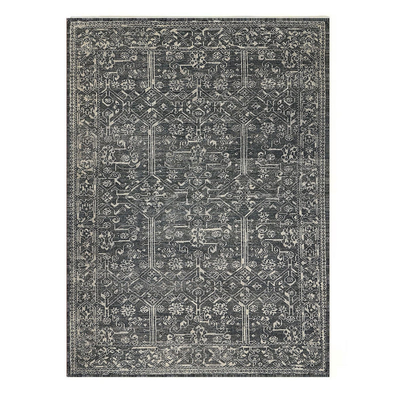 Crafters & Weavers Tibet Collection Area Rug Ultra Soft Washable Rug, Non Slip, Indoor, Stain Resistant Rugs for Living Room Bedroom Vintage Home Decor (5.7' x 7.8')