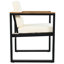 Ensemble de salle à manger d'extérieur 7 pièces avec ensemble de chaises et coussins amovibles pour patio, jardin, beige