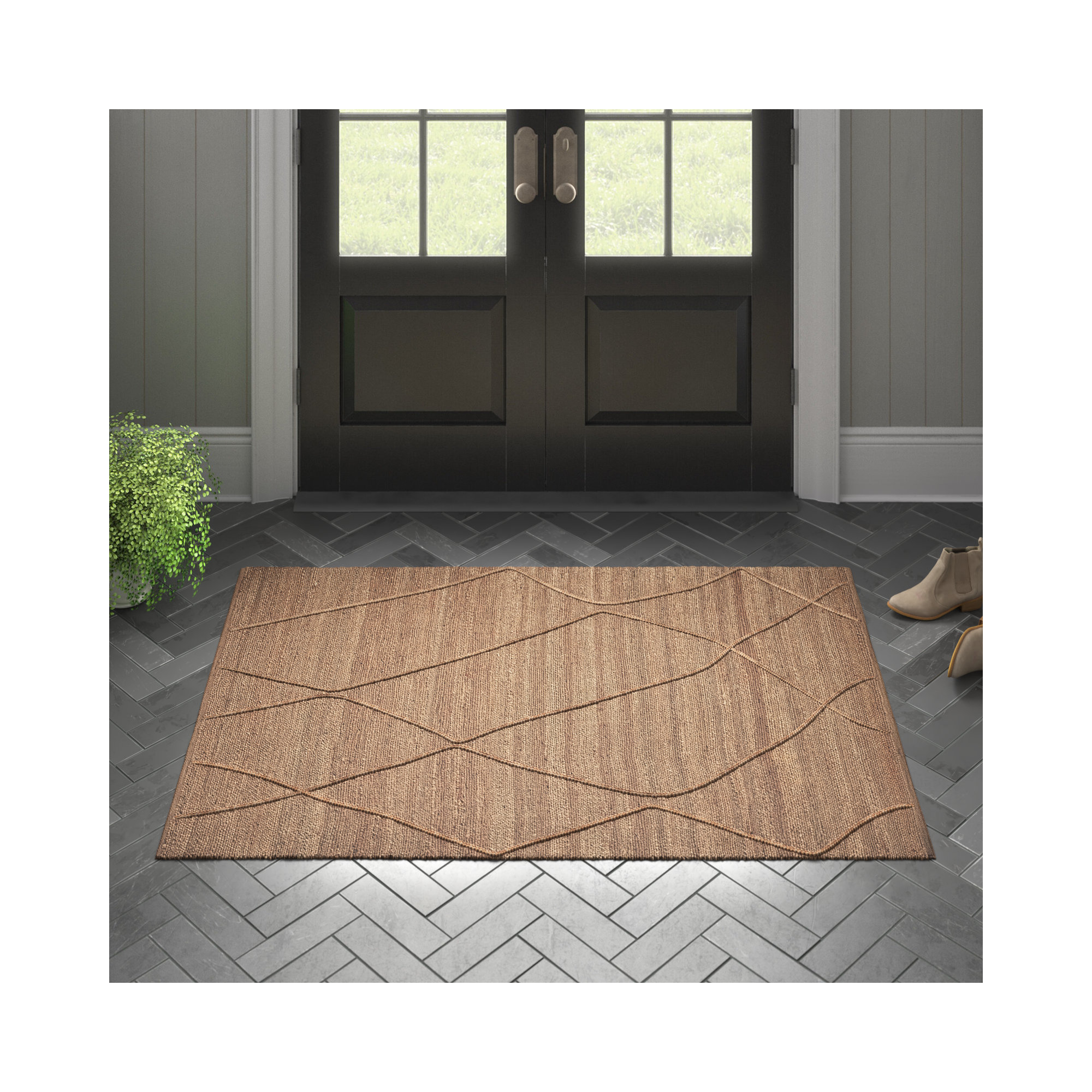 Albemarie Handmade Jute / Sisal Rug, Rectangle 2'3" x 3'9"