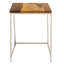Tables d’imbrication en bois/acier inoxydable 3 pièces