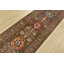 Tapis de style oriental traditionnel en laine noué à la main brun 2 pi 8 po x 10 pi Kazak