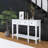 48 inch Long Console Table with 4 Drawers and 1 Bottom Shelf for Entryway Hallway Easy Assembly