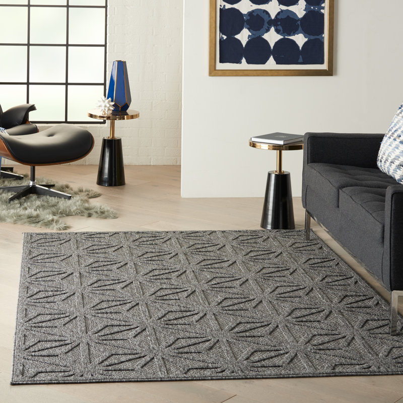 Geometric Area Rug, Rectangle 122 x 183cm
