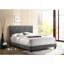 Sophisticated Grey Queen Bed With Style
