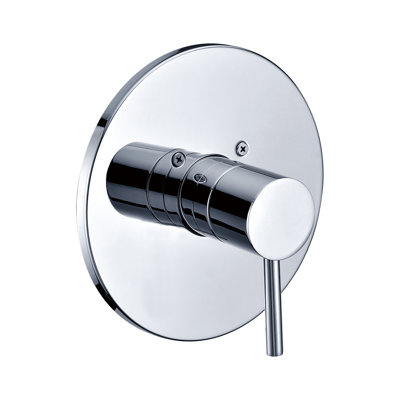Garniture de robinet de douche à pression équilibrée ronde seulement