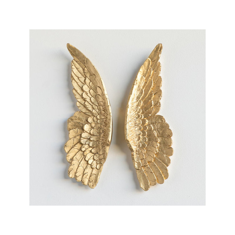Handmade Wall Decor on Polyresin, Gold