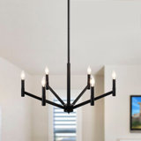 Sudarshanam 6 - Light Dimmable Classic / Traditional Chandelier