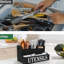 Wood Rectangle Flatware Caddy