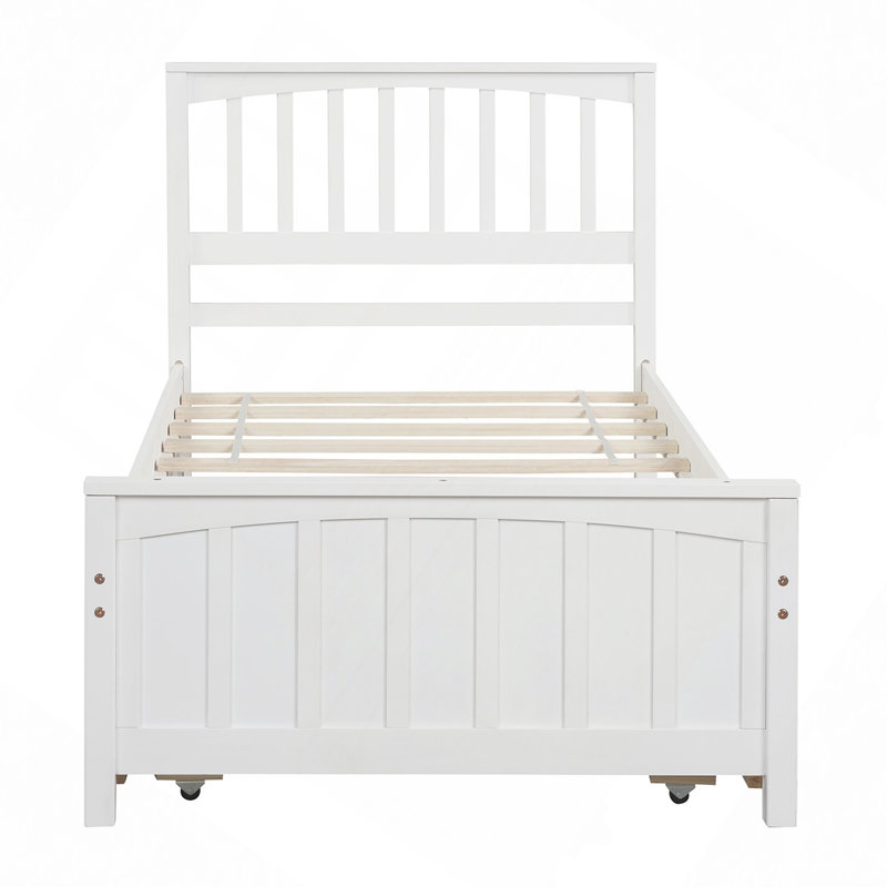 Lit moderne, lit plateforme avec lit gigogne