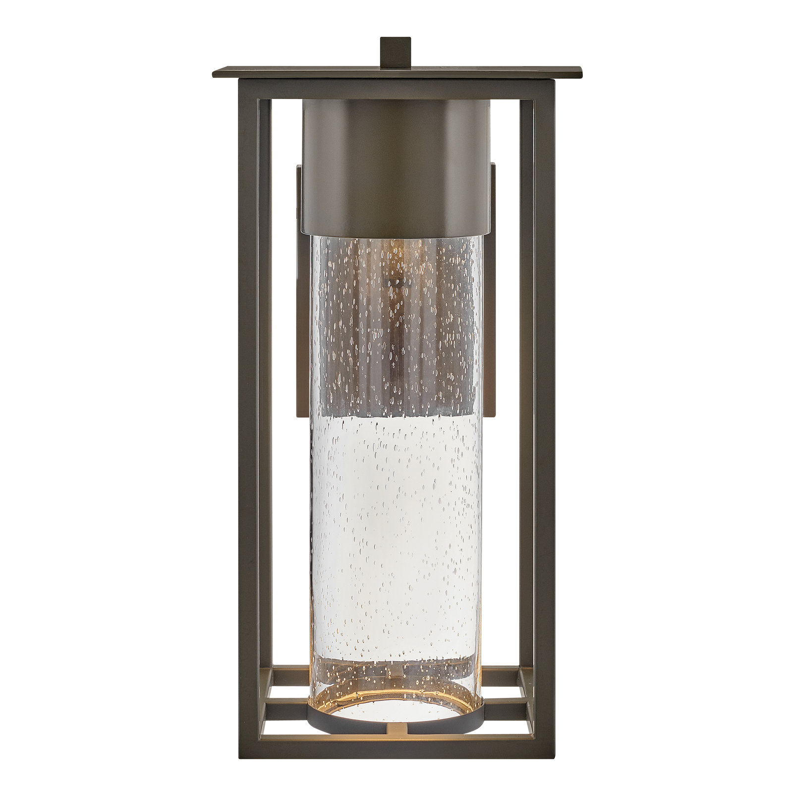 Outdoor Wall Lantern, 16" H x 8" W x 10" D, Oil Rubbed Bronze