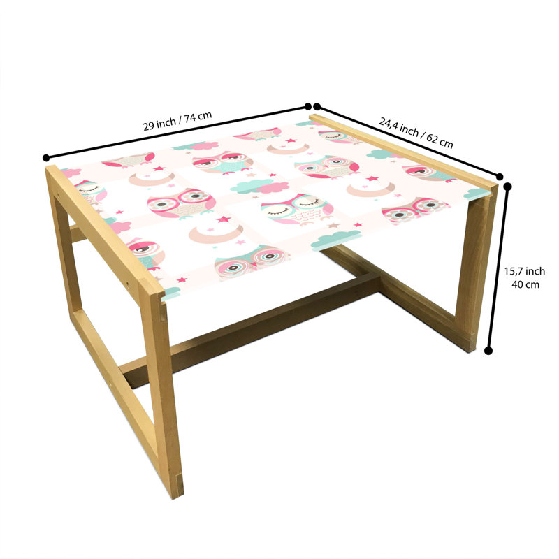 Jailen Sled Coffee Table, 40cm H x 74cm W x 62cm D