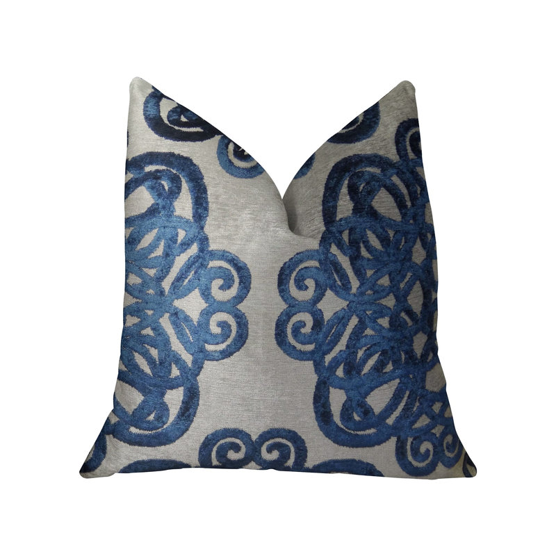 Archetype Sapphire Throw Pillow, 12" H x 20" W
