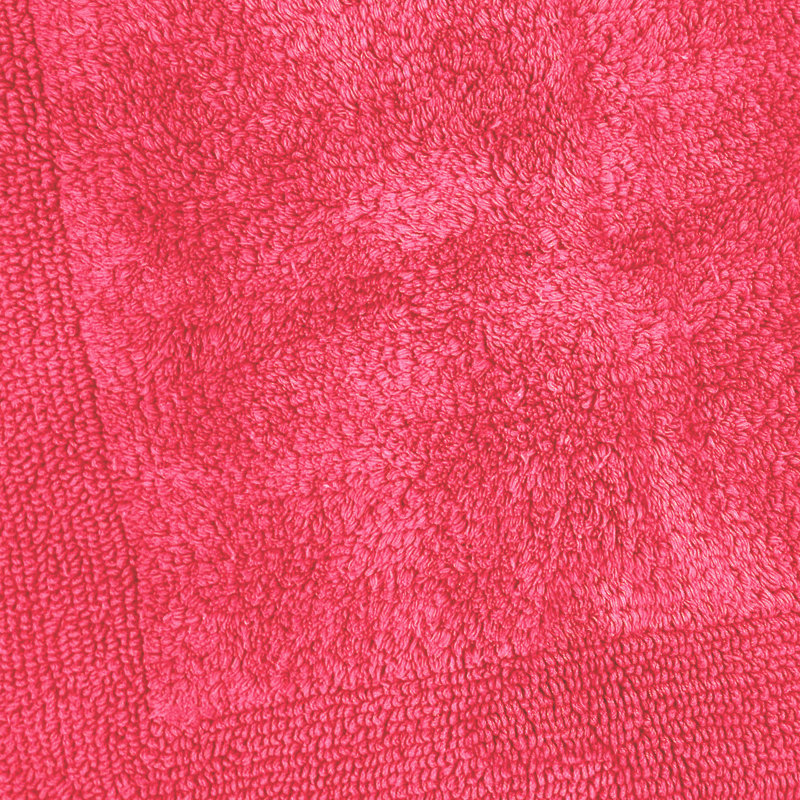 Fredrico Reversible Pedestal Mat, Cerise