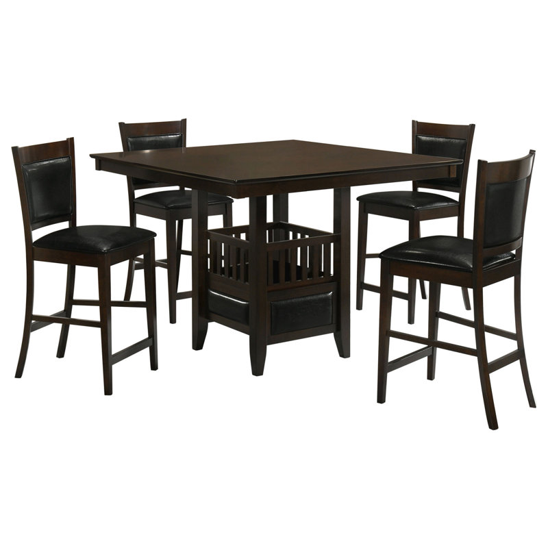 Finley Espresso 5-Piece Dining Set