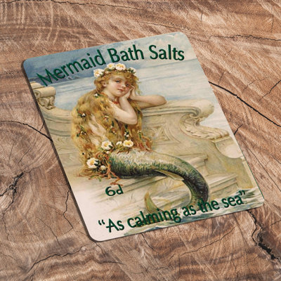 Mermaid Bath Salts as Calming as the Sea 1 Piece Wall Art
