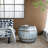 22.5x22.5x26" Drum Side Table
