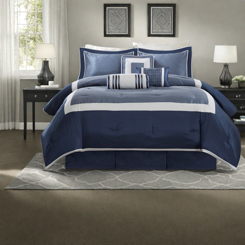 Piece Bedding Sets, Polyester Cal King Modern Hotel Style For Home