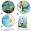«Blue Morning Glory», art mural Dewy Blooms II-682019421-626137790