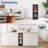 VUSHINE 60-Can Under Counter Beverage Refrigerator, 12" Slim Built-In or Freestanding Fridge, Round Handle