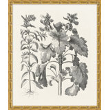 Bessler Study Neutral 9' Framed Graphic Art Print on Glass