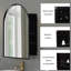 Miroir de salle de bain moderne et simple avec tablettes réglables-449410721