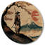 Amneek - Art mural bois de campagne / bois de pin naturel-87049400