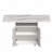 47" Wood Folding Dining Table with storage rack and cabinet, Removable Entryway Table with 6 Wheels