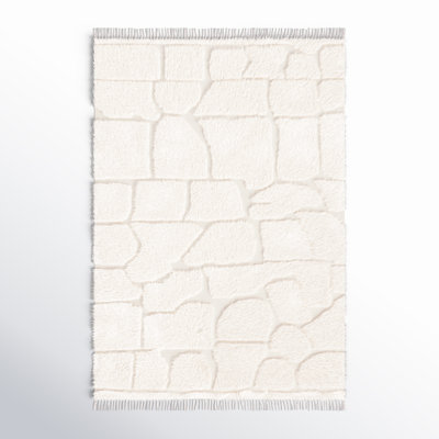 Hand-Woven Geometric Rug