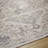 Vivir x Livabliss Eleni Sterling Grey Machine Washable Area Rug-157554491