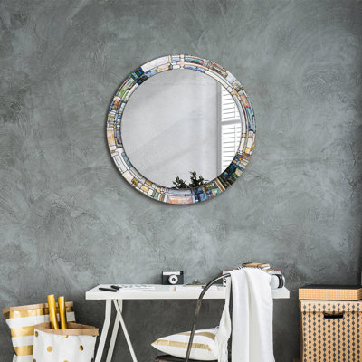 Huldar Glass Flat Wall Mirror