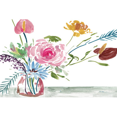 'Celebration Bouquet I' by Melissa Wang - Painting Print