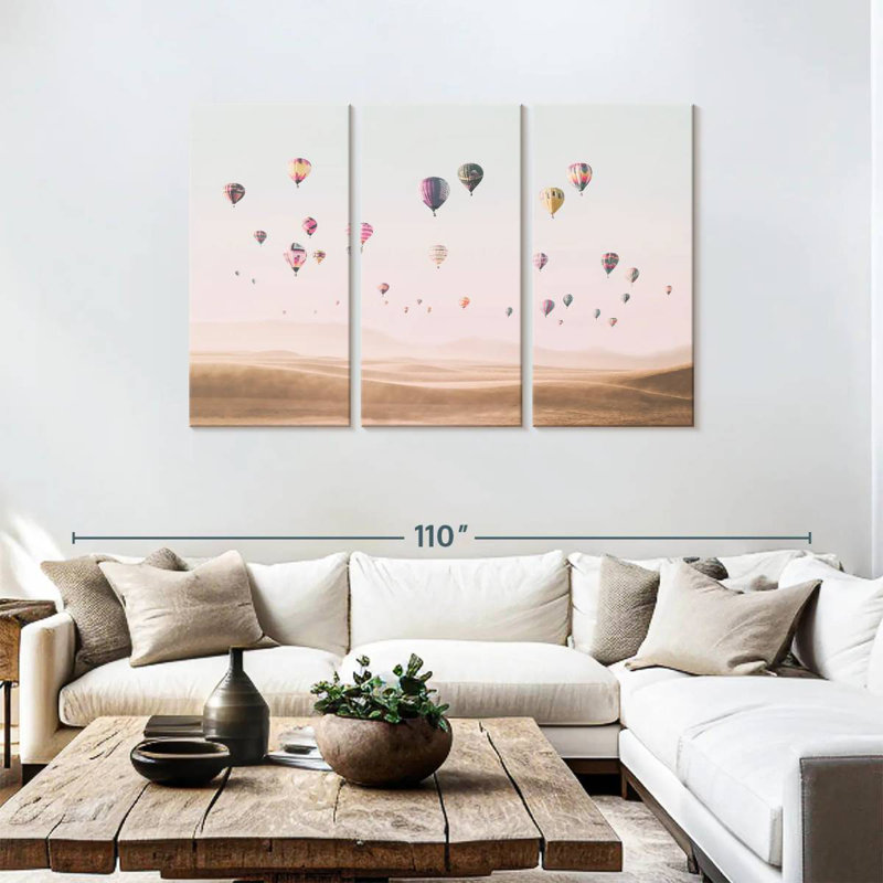 Mehar Air Balloons, 48" H x 74" W