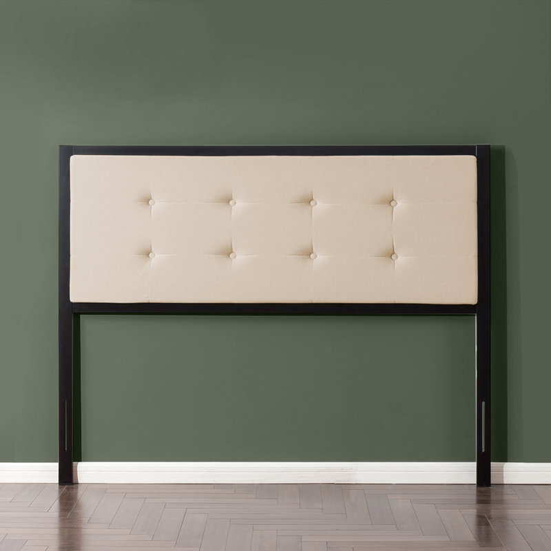 Pierro Upholstered Headboard, Taupe, Queen