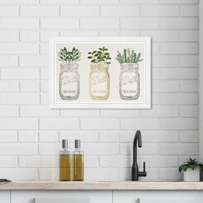 «Food and Cuisine» Mason Jars and Plants