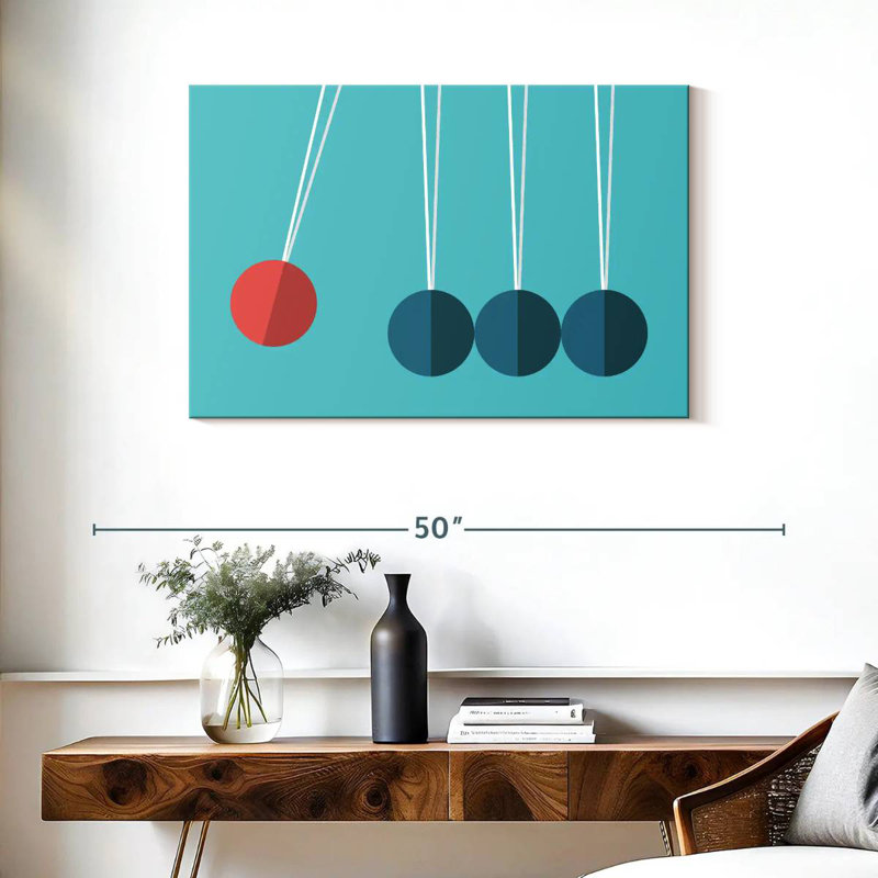 Keiri Newton's Cradle, 24" H x 36" W