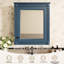 Armoire de rangement de salle de bain 24 po x 27 po avec miroir, fixation murale, tablettes réglables, économiseur d'espace, articles de salle de bain modernes et économiseur, salle de bain-630758950