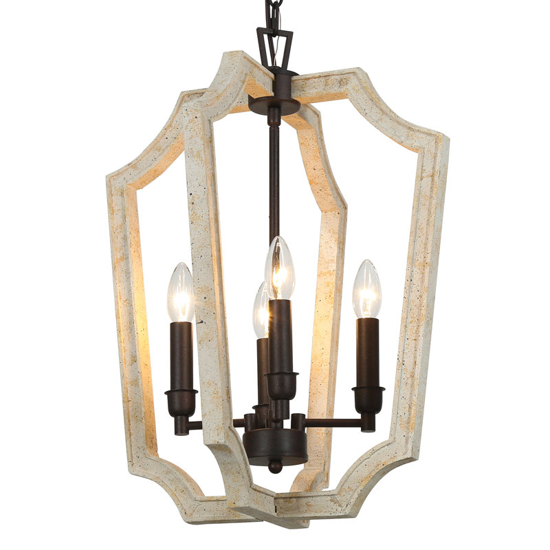 Marcus 4 - Light Dimmable Geometric Chandelier